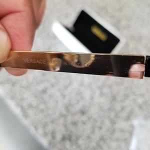 Versace Gold Frame Glasses